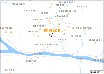 map of Prislop