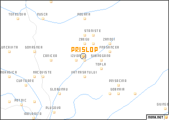 map of Prislop