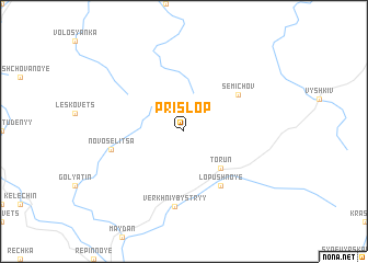 map of Prislop