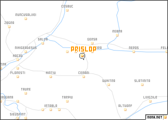 map of Prislop