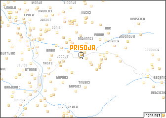 map of Prisoja