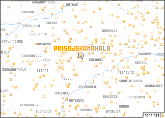map of Prisojska Mahala
