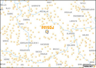 map of Prisoj