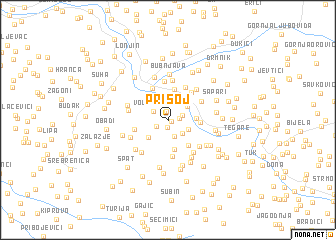 map of Prisoj