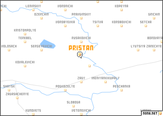 map of Pristanʼ