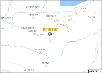 map of Pristan\