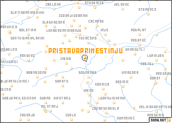 map of Pristava pri Mestinju