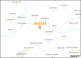 map of Pristen\