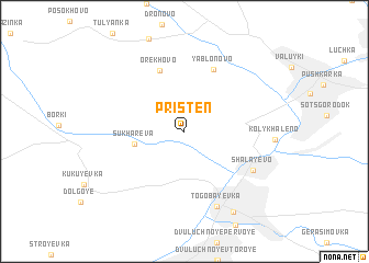 map of Pristen\