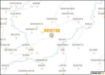 map of Pristoe