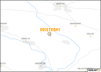 map of Pristromy