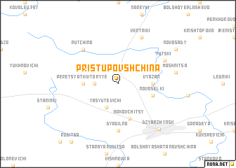 map of Pristupovshchina