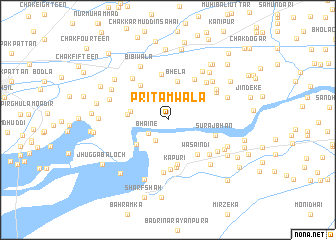 map of Prītamwāla