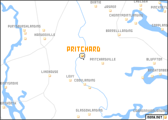 map of Pritchard