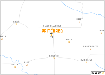 map of Pritchard