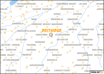 map of Prithipur