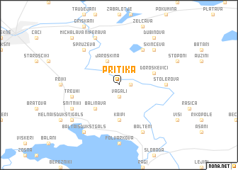 map of Pritika