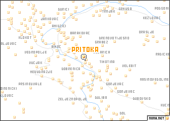 map of Pritoka