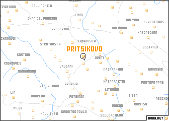 map of (( Pritsíkovo ))