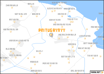 map of Pritugaynyy