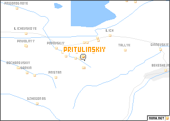 map of (( Pritulinskiy ))