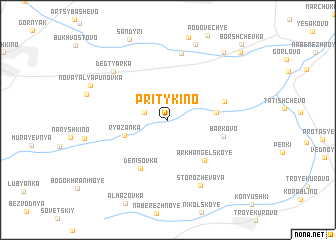 map of Pritykino