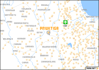 map of Priuk Tiga