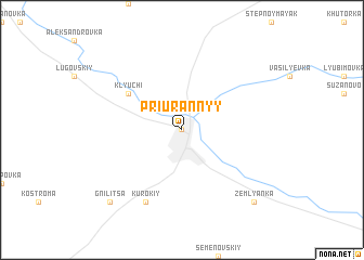 map of Priurannyy