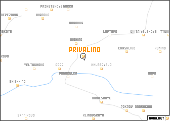 map of Privalino