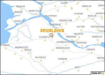 map of Privalovka