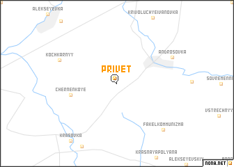 map of Privet