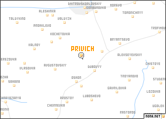 map of Privich\