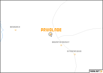 map of Prīvol\