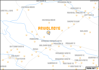 map of Privolʼnoye