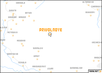 map of Privolnoye