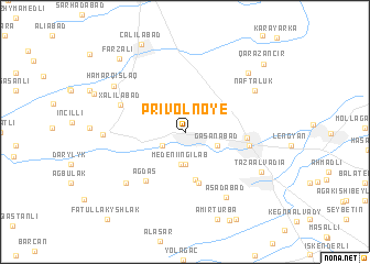 map of Privolnoye