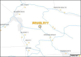 map of (( Privol\