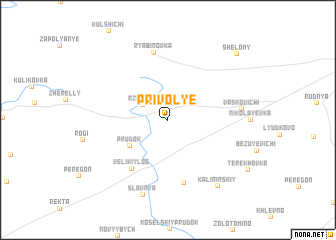 map of Privolʼye