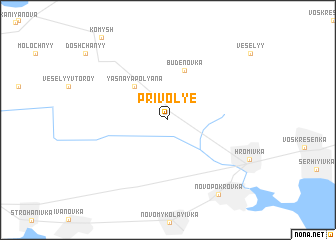 map of Privolʼye