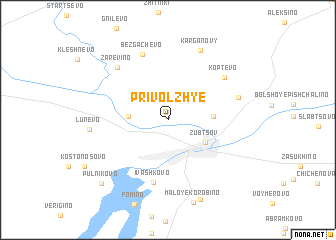 map of Privolzh\