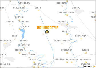 map of Privorotʼye