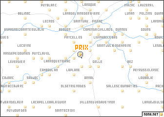 map of Prix