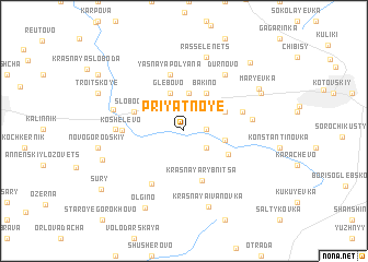 map of Priyatnoye