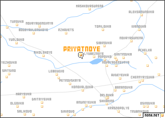 map of Priyatnoye