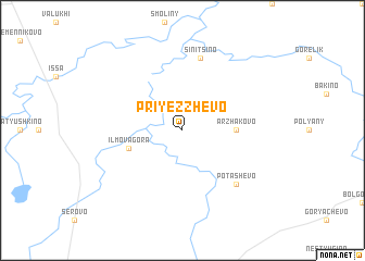 map of Priyezzhevo