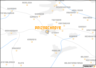 map of Priznachnoye