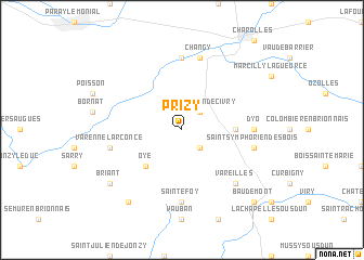 map of Prizy