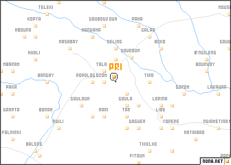 map of Pri