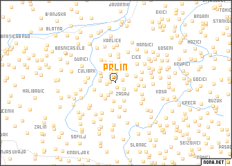 map of Prlin