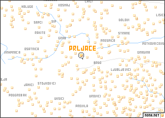 map of Prljače